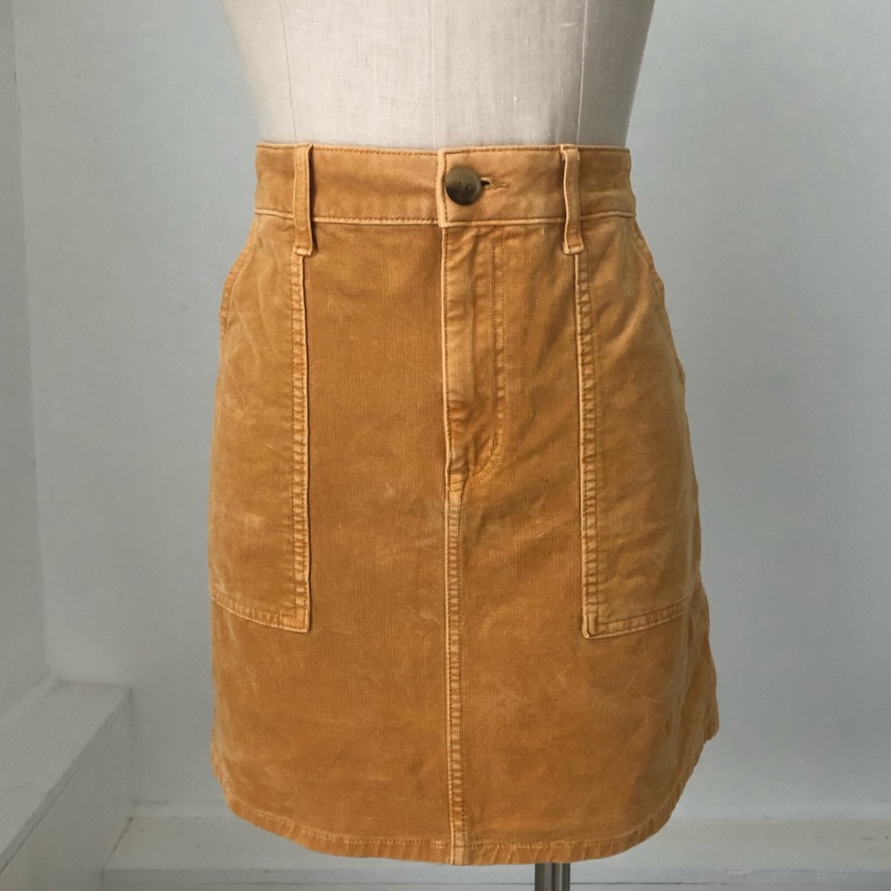 American Eagle Super Stretch Corduroy Skirt